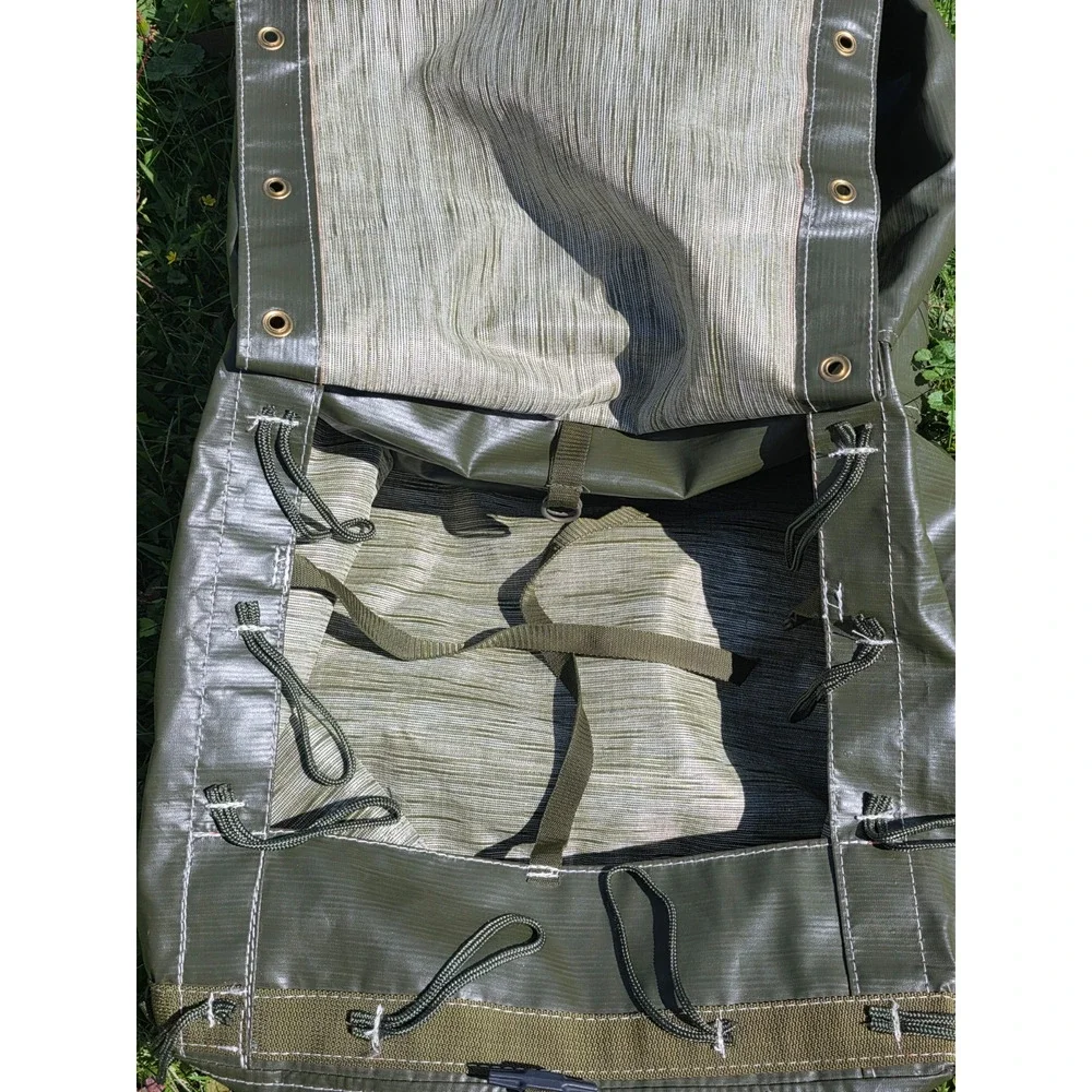 Czech M85 Rubberized Military Dual Access Duffel Bag Transport Bag, Olive Color